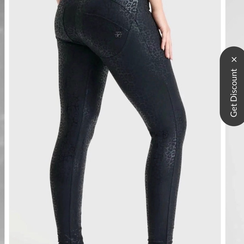 Freddy Black Animal Print Leggings